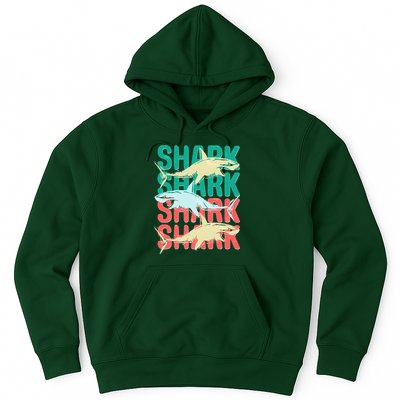 Cool Colorful Sharks Hoodie