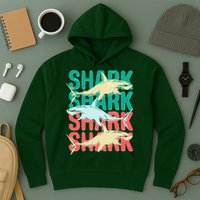 Cool Colorful Sharks Hoodie