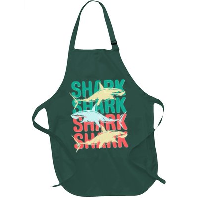 Cool Colorful Sharks Apron