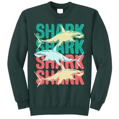 Cool Colorful Sharks Sweatshirt