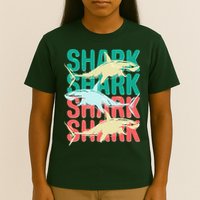 Cool Colorful Sharks T-Shirt