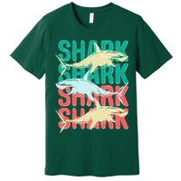 Cool Colorful Sharks Premium T-Shirt