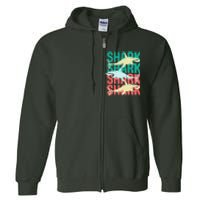 Cool Colorful Sharks Full Zip Hoodie