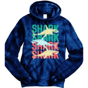 Cool Colorful Sharks Tie Dye Hoodie