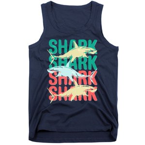 Cool Colorful Sharks Tank Top