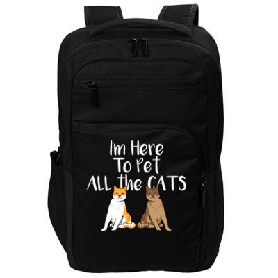 Cute Cat Saying Design For CatLovers And Cat Moms Gift Impact Tech Backpack