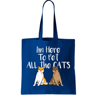 Cute Cat Saying Design For CatLovers And Cat Moms Gift Tote Bag