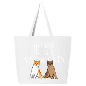 Cute Cat Saying Design For CatLovers And Cat Moms Gift 25L Jumbo Tote