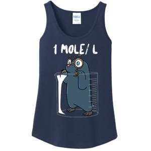 Chemistry Chemist Student Science Teacher Mole Ladies Essential Tank