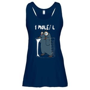 Chemistry Chemist Student Science Teacher Mole Ladies Essential Flowy Tank