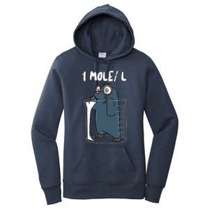 Chemistry Chemist Student Science Teacher Mole Women's Pullover Hoodie