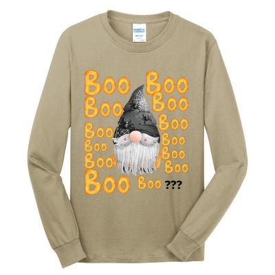 Crazy Cute & Spooky Gnome Boo Halloween Costume Tall Long Sleeve T-Shirt