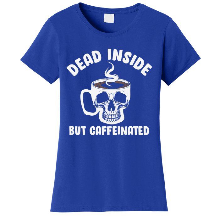 Coffee Cup Skeleton Funny Coffee Graphic Plus Size Gift Women's T-Shirt