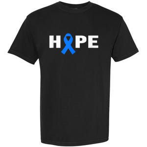 Colon Cancer Shirt - Hope Colorectal Cancer Awareness Garment-Dyed Heavyweight T-Shirt