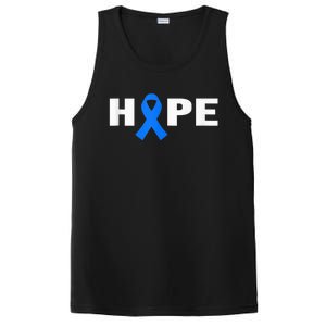 Colon Cancer Shirt - Hope Colorectal Cancer Awareness PosiCharge Competitor Tank