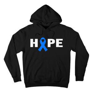 Colon Cancer Shirt - Hope Colorectal Cancer Awareness Tall Hoodie