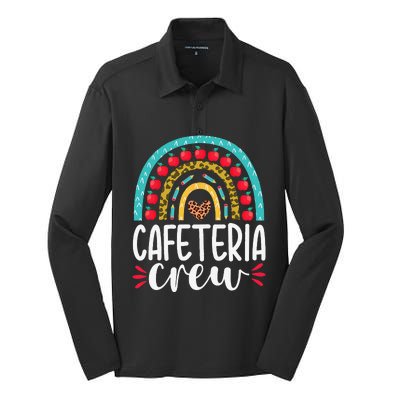 Cafeteria Crew School Lunch Lady Appreciation Back To School Silk Touch Performance Long Sleeve Polo