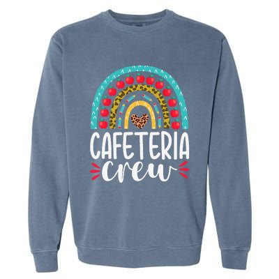 Cafeteria Crew School Lunch Lady Appreciation Back To School Garment-Dyed Sweatshirt