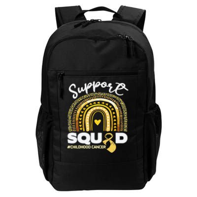 Childhood Cancer Support Squad Gold Ribbon Daily Commute Backpack