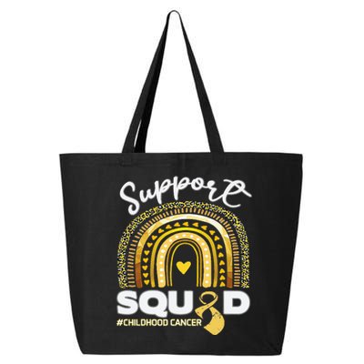 Childhood Cancer Support Squad Gold Ribbon 25L Jumbo Tote