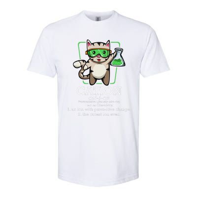 Cation Cute Science Cat Pawsitive Element Chemistry Teacher Softstyle® CVC T-Shirt