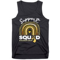 Childhood Cancer Support Squad Gold Ribbon Tank Top