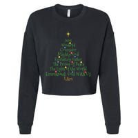 Christian Christmas Shirts Bible Names Of Jesus Tree Shaped Cropped Pullover Crew