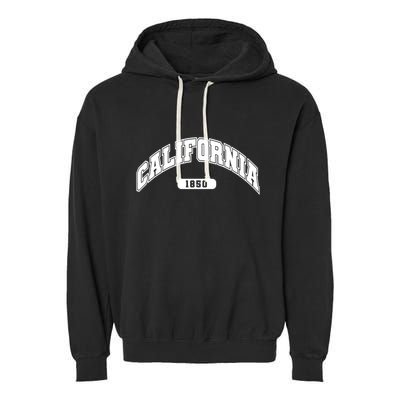 California Collegiate Style 1850 Garment-Dyed Fleece Hoodie