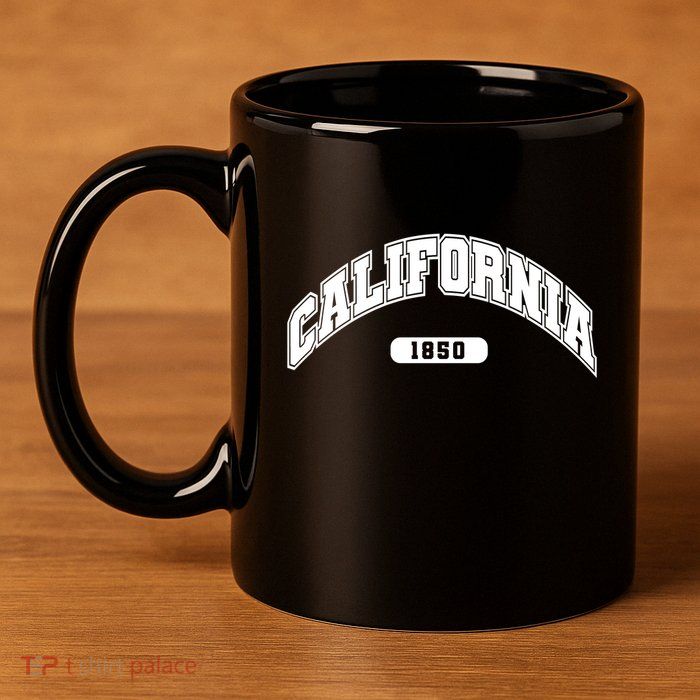 California Collegiate Style 1850 11oz C Handle Ceramic Mug