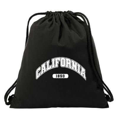 California Collegiate Style 1850 Drawstring Bag
