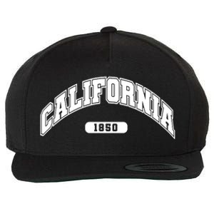 California Collegiate Style 1850 Wool Snapback Cap