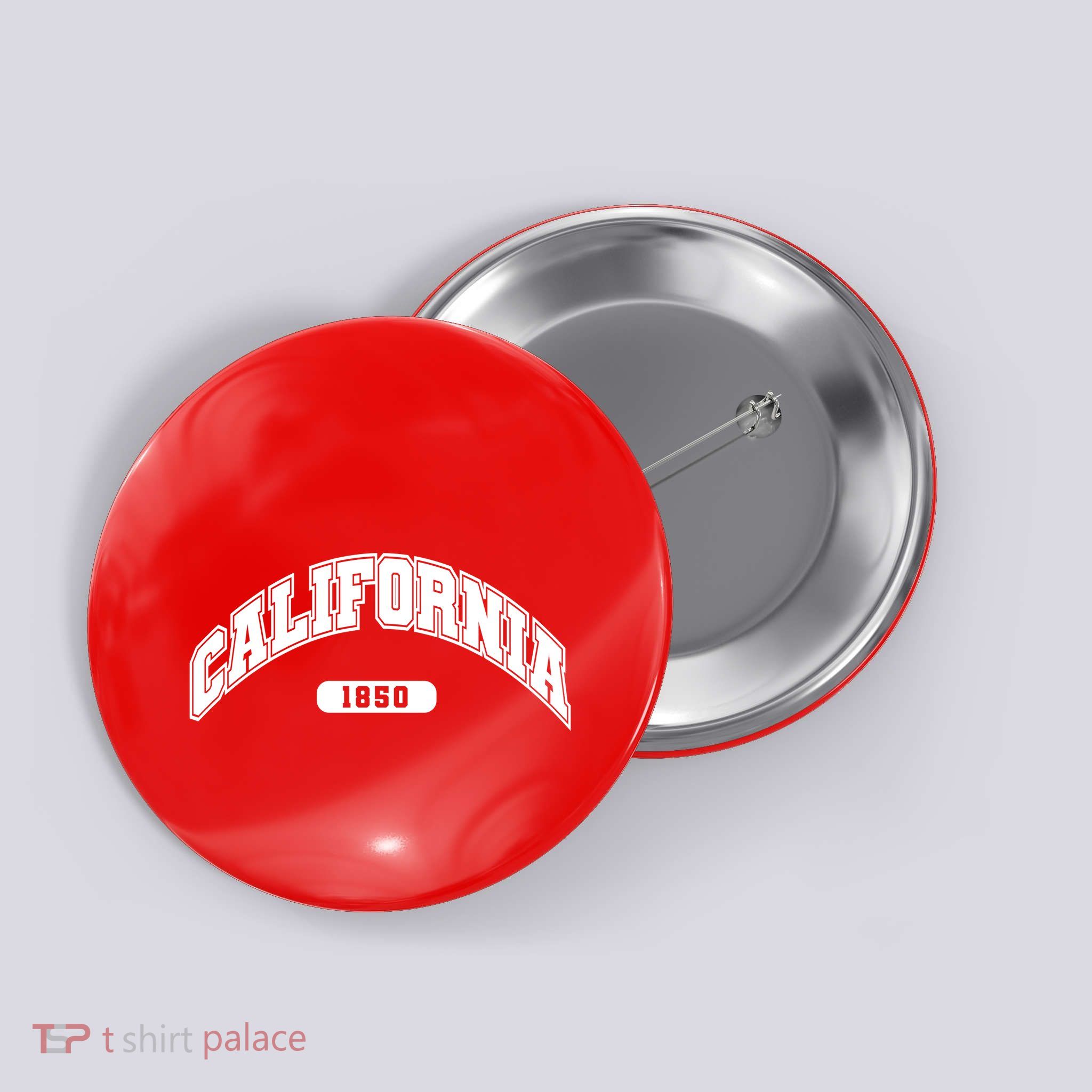 California Collegiate Style 1850 Button