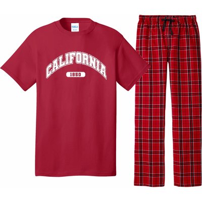 California Collegiate Style 1850 Pajama Set