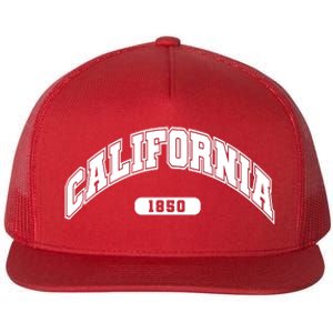 California Collegiate Style 1850 Flat Bill Trucker Hat