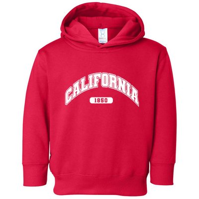 California Collegiate Style 1850 Toddler Hoodie