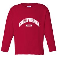 California Collegiate Style 1850 Toddler Long Sleeve Shirt