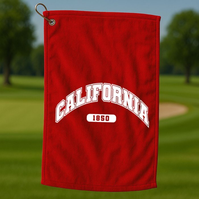 California Collegiate Style 1850 Golf Towel