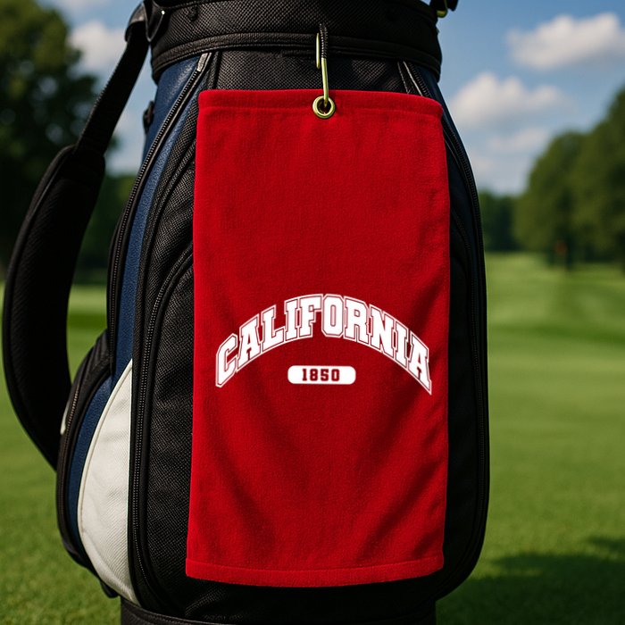 California Collegiate Style 1850 Golf Towel