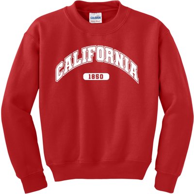 California Collegiate Style 1850 Kids Sweatshirt