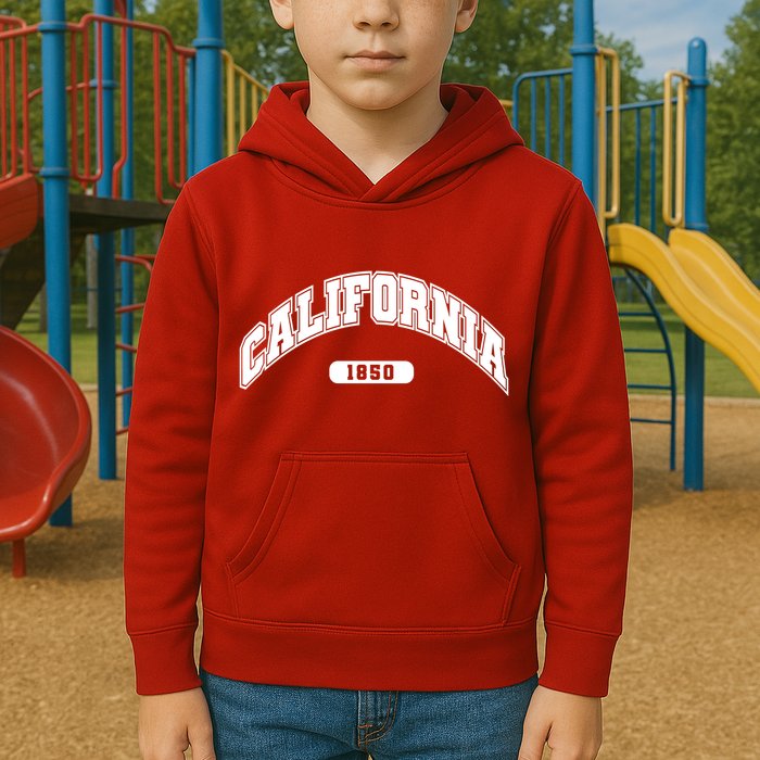 California Collegiate Style 1850 Kids Hoodie