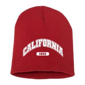 California Collegiate Style 1850 Short Acrylic Beanie