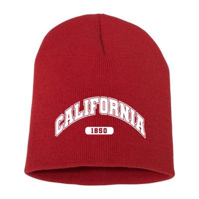 California Collegiate Style 1850 Short Acrylic Beanie