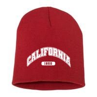 California Collegiate Style 1850 Short Acrylic Beanie