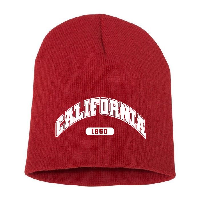 California Collegiate Style 1850 Short Acrylic Beanie