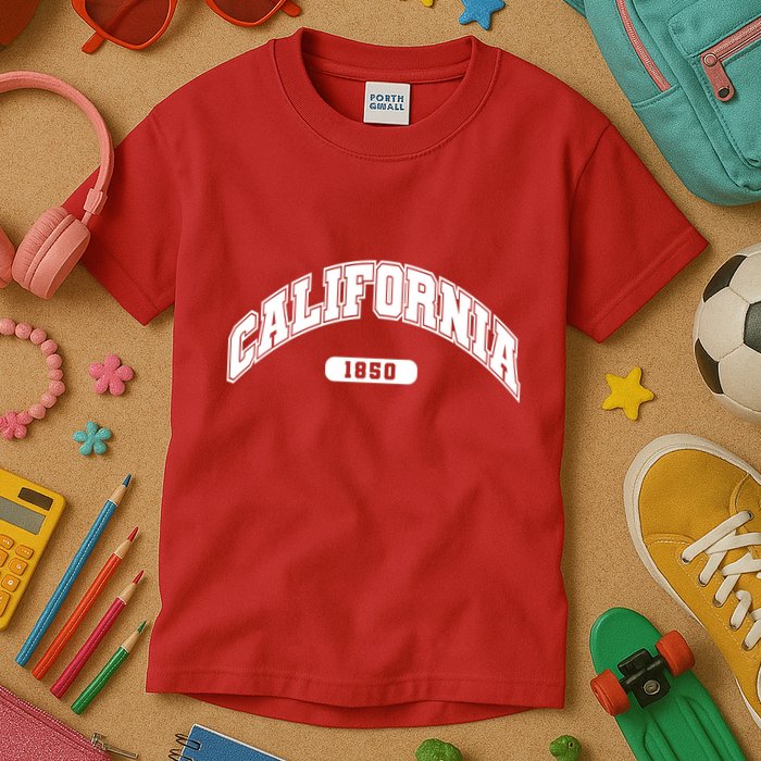 California Collegiate Style 1850 Kids T-Shirt