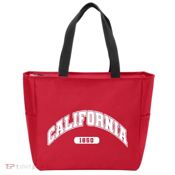 California Collegiate Style 1850 Zip Tote Bag