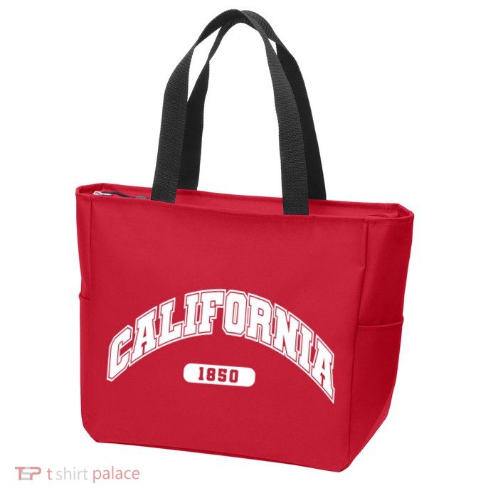 California Collegiate Style 1850 Zip Tote Bag