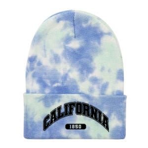 California Collegiate Style 1850 Tie Dye 12in Knit Beanie