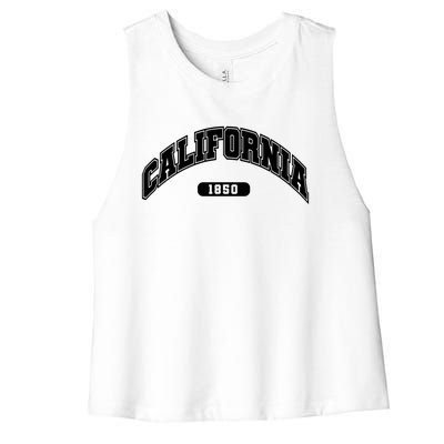 California Collegiate Style 1850 Women's Racerback Cropped Tank