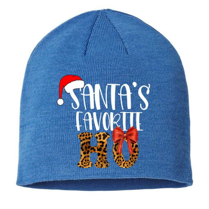 Cute Cheetah SantaS Favorite Ho Christmas S Gift Sustainable Beanie